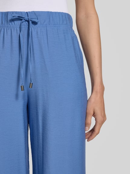 Christian Berg Woman Stoffhose aus Viskose-Mix mit Eingrifftaschen Blau 3