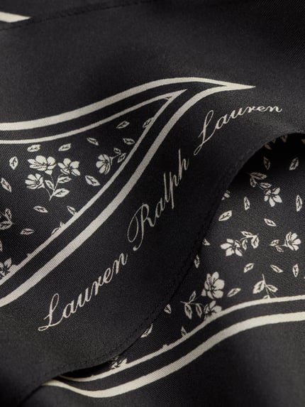 Lauren Ralph Lauren Sjaal van pure zijde Zwart - 2