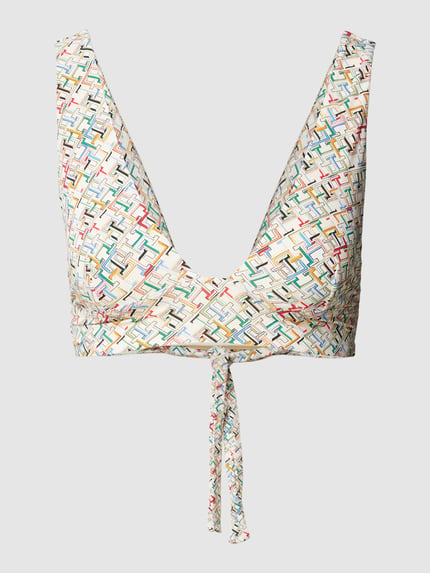 Tommy Hilfiger Bikinibovenstukje met all-over motief Offwhite - 1