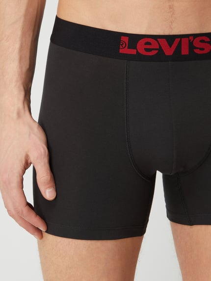 Levi's® Trunks met stretch in een 2-pack Rood - 5