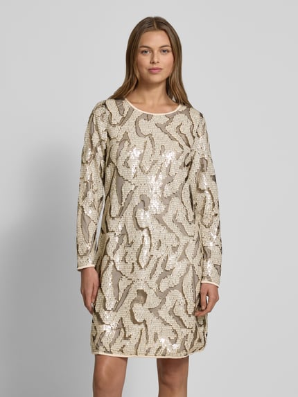 b.young Minikleid mit Rundhalsausschnitt Modell 'RESE' Sand 4