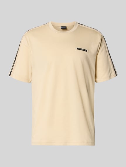 Regular Fit T-Shirt mit Logo-Patch Shop The Look MANNEQUINE