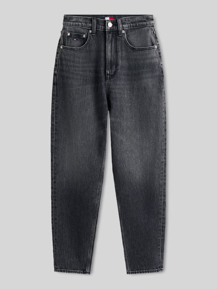 Tommy Jeans Mom Fit Jeans aus reiner Baumwolle im 5-Pocket-Design Anthrazit 2