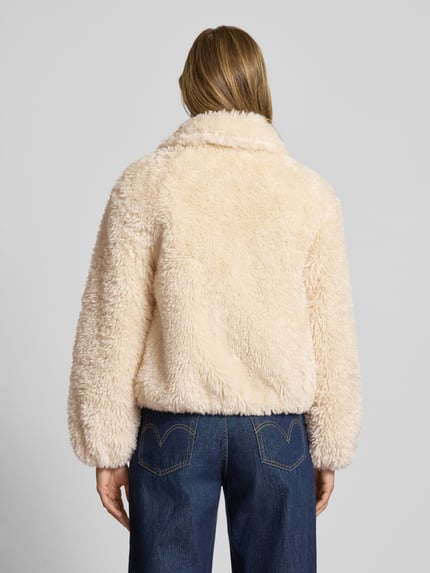 Levi's® Webpelzjacke mit Reißverschluss Modell 'ELLE' Ecru 5
