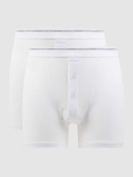 Jockey Trunks aus Baumwolle im 2er-Pack Weiss 1