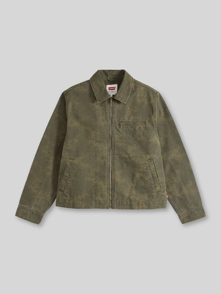 Levi's® Bomberjack met paspelzak op de borst model 'CRISTOBAL' Kaki - 2