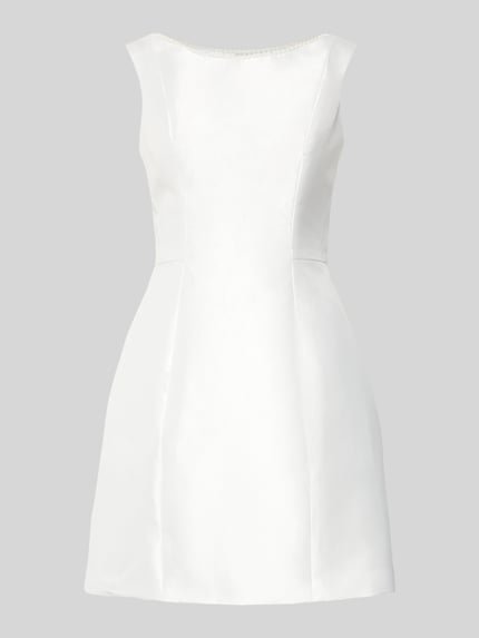 Brautkleid aus Satin in Minilänge Shop The Look MANNEQUINE