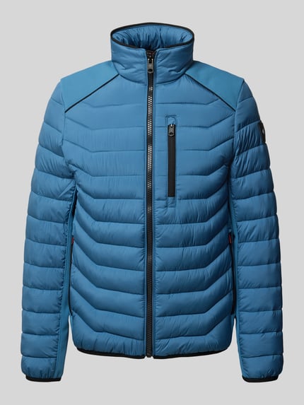 Tom Tailor Regular Fit Steppjacke mit Reißverschluss Blau 2