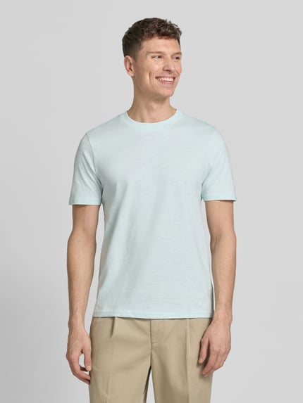 MCNEAL Regular Fit T-Shirt mit Rundhalsausschnitt Helltuerkis 4