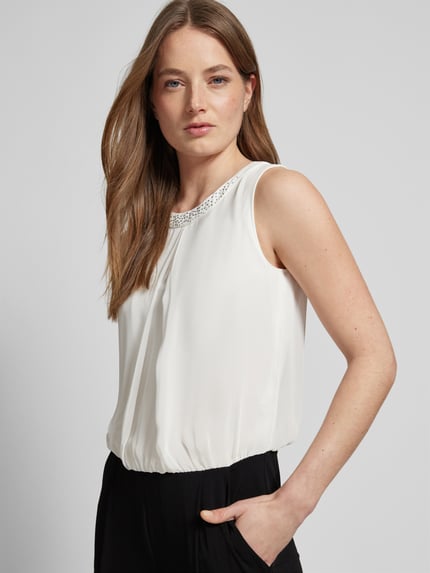Vera Mont Jumpsuit met strass-steentjes Zwart - 3
