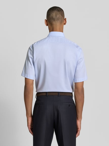 BOSS Regular Fit Businesshemd aus Baumwoll-Mix Modell 'H-JOE-K-SH-C1-262' Bleu 5