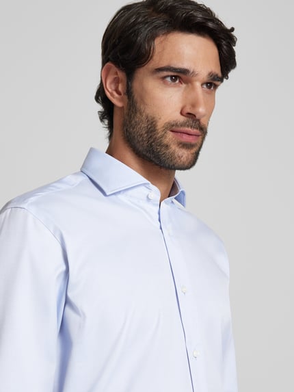BOSS Regular Fit Businesshemd mit extra langem Arm Modell 'JOE' Bleu 3