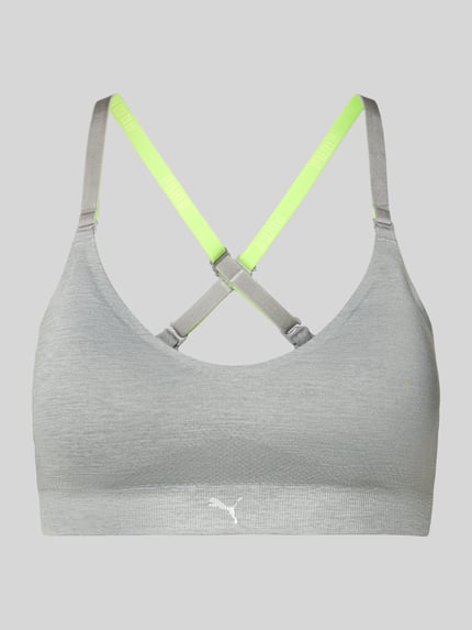 Triangel-bh met logo en gekruiste bandjes Shop The Look MANNEQUINE