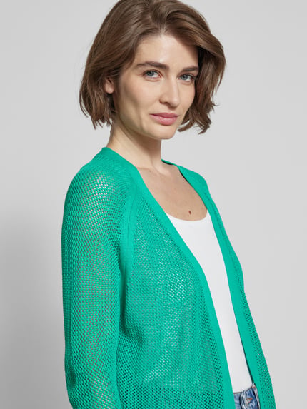 COMMA Cardigan met raglanmouwen Turquoise - 3