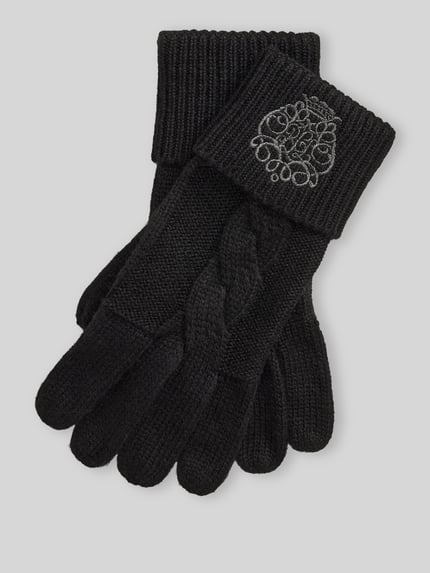 Lauren Ralph Lauren Handschuhe mit Logo-Stitching Black 1