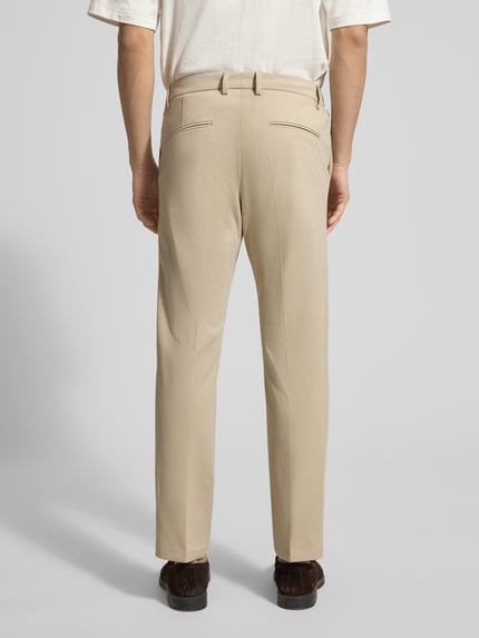 DRYKORN Regular Fit Stoffhose aus Baumwoll-Mix Sand 5