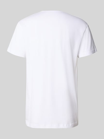Tom Tailor T-Shirt mit Logo-Schriftzug im 3er-Pack Taupe 3