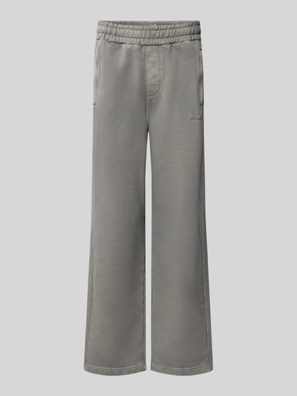 Loose Fit Sweatpants aus Baumwoll-Mix mit Label-Detail Shop The Look MANNEQUINE