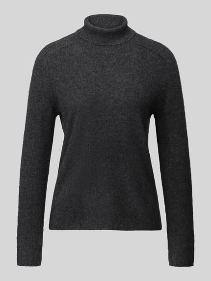 MM by Max Mara Relaxed Fit Pullover aus Woll-Kaschmir-Mix Modell 'CARIOCA' Anthrazit 2