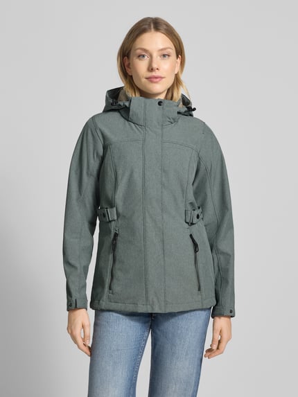 G.I.G.A. DX Jacke mit Kapuze Petrol Melange 4
