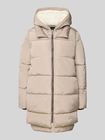 ONLY Regular Fit Steppmantel mit Kapuze Modell 'KELLY' Mud 2