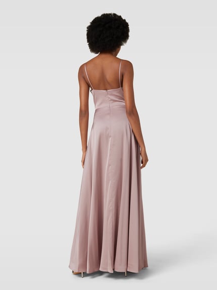 LUXUAR FASHION Sukienka wieczorowa z rozcięciem Różowy 5