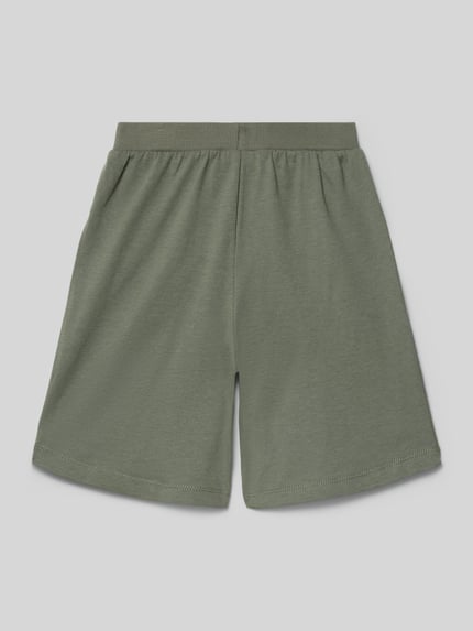 Productfoto, Regular Fit Sweatshorts uit katoenmix van s.Oliver RED LABEL, look: effen kleuren, labelpatch, elastische boord met tunnelkoord, zijsteekzakken, materiaalverwerking: jersey-sweat