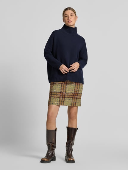 Christian Berg Woman Minirock im Allover-Look mit Reißverschluss Gruen 1