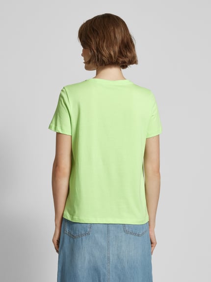 VERO MODA T-shirt z napisem model ‘Bonnie’ Zielony 5