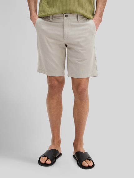 Marc O'Polo Regular Fit Bermuda aus Baumwoll-Elasthan-Mix Modell 'SALO' Beige 4