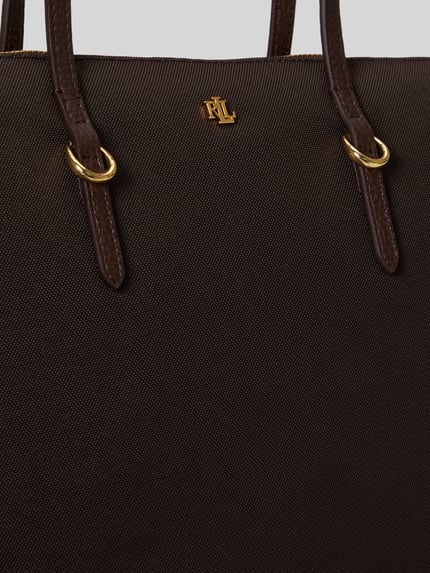 Lauren Ralph Lauren Henkeltasche mit Logo-Detail Dunkelbraun 5