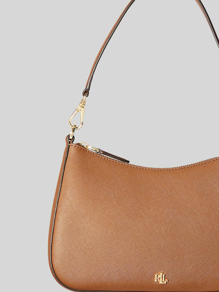 Lauren Ralph Lauren torba na ramię z naturalnej skóry Koniakowy 7