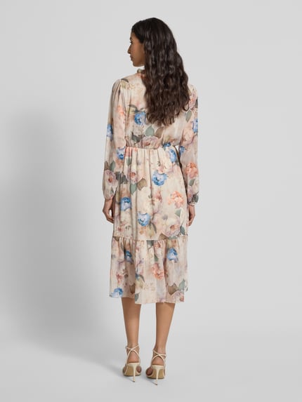 ZABAIONE Midikleid im Stufen-Look Offwhite 5