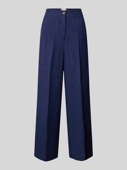 Stoffen broek van mix van viscose en linnen model 'PERA' Shop The Look MANNEQUINE