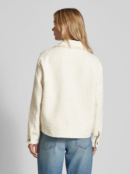 Scotch & Soda Jacke mit Strukturmuster Ecru 5