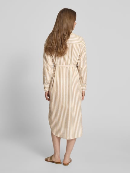 Scotch & Soda Midikleid mit Knopfleiste Sand 5