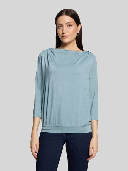 Betty Barclay 3/4-Shirt mit Wasserfallausschnitt Mint 4