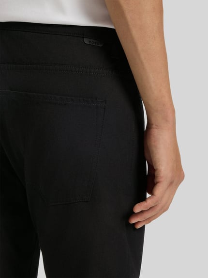 BOSS Slim Fit Hose aus Baumwoll-Mix Modell 'DELAWARE5' Black 3