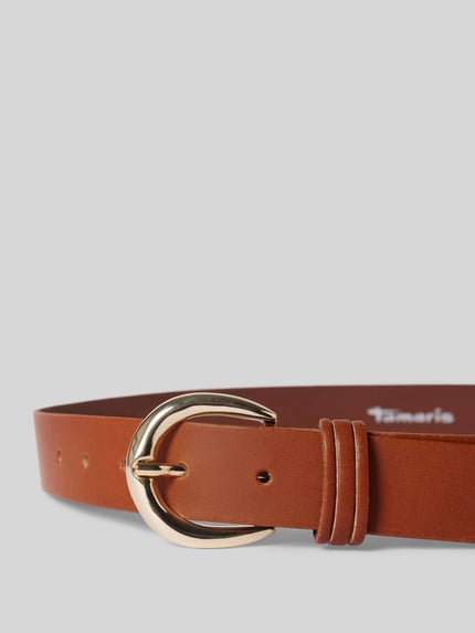 Tamaris Leren ceintuur met doornsluiting Cognac - 2