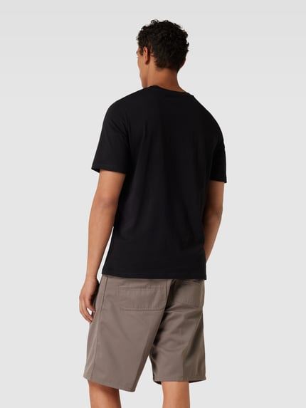 JACK & JONES t-shirt z nadrukiem z logo model 'CORP' Czarny 5