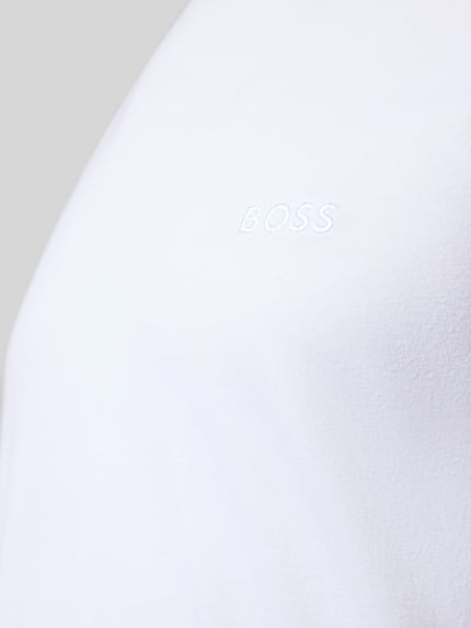 BOSS Regular Fit T-Shirt aus reiner Baumwolle Modell 'CLASSIC' im 3er-Pack Mittelgrau Melange 2
