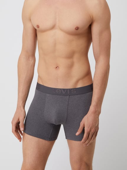 Levi's® Trunks mit Stretch-Anteil im 3er-Pack Mittelgrau Melange 2