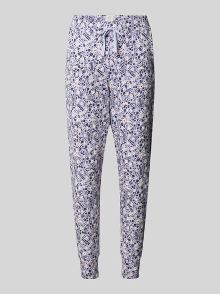SCHIESSER Pyjama-Hose mit elastischem Bund Flieder 1