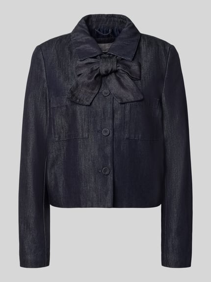 Christian Berg Woman Selection Blazer mit Schluppe und Brusttaschen Marine 2