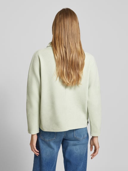 someday. Sweatshirt met col, model 'Umaja' Mintgroen - 5