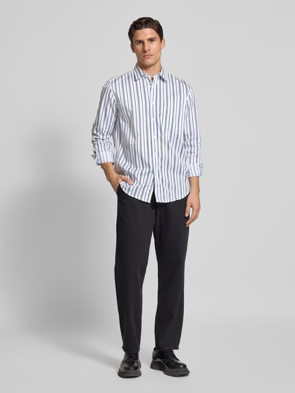 HUGO Koszula casualowa o kroju regular fit z kieszenią na piersi model ‘Guess’ Szaroniebieski 1
