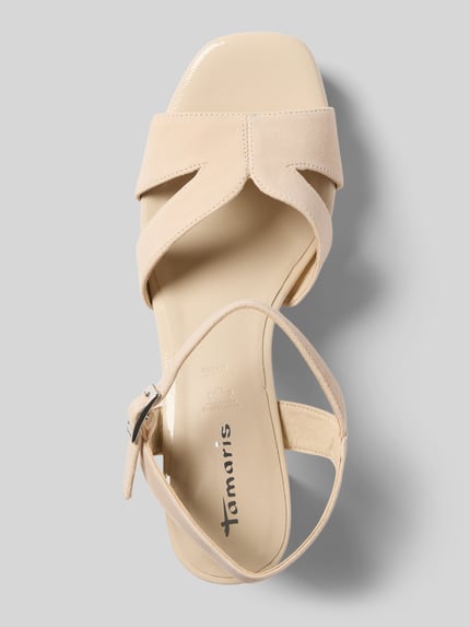 Tamaris Sandaletten aus echtem Rindsleder Sand 3