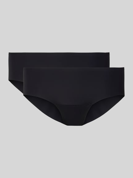 MAGIC Bodyfashion Slip met elastische band in een set van 2 stuks Zwart - 1