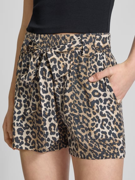 ONLY Regular Fit Shorts aus reiner Viskose Modell 'NOVA' Sand 3