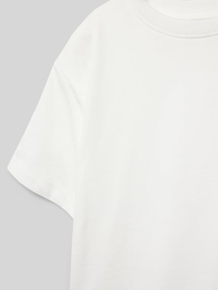 MANGO T-Shirt mit Rundhalsausschnitt Ecru 2